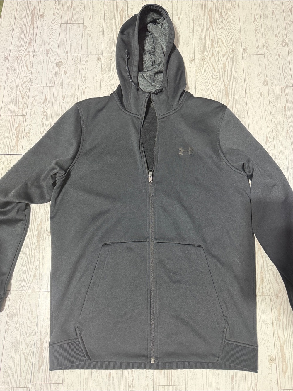 Under Armour Men's Black Full-Zip Performance Hoodie